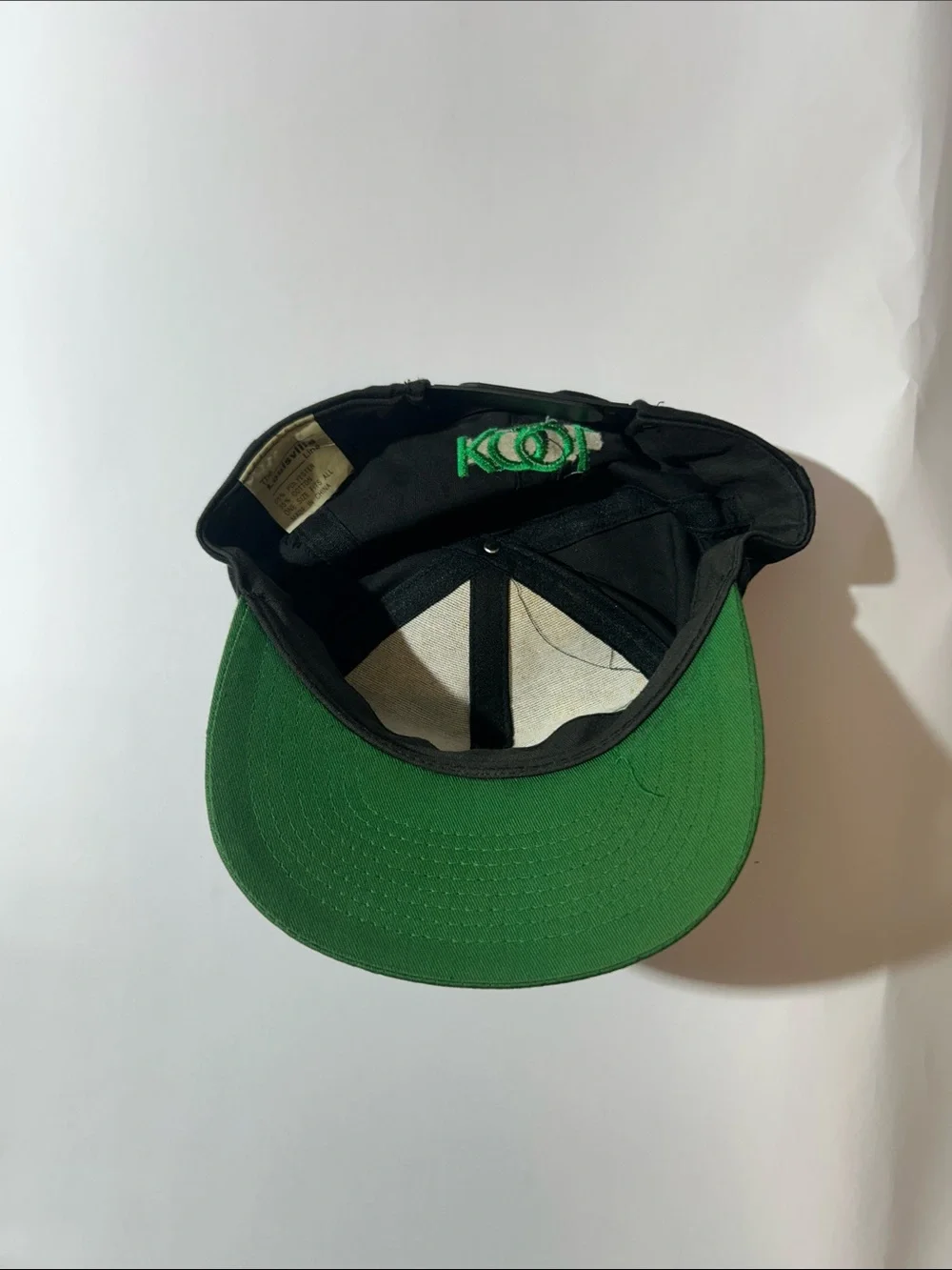 Vintage Kool K-Embroidered Black Baseball Cap